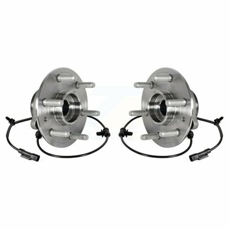 KUGEL Front Wheel Bearing & Hub Assembly Pair For 19-20 Ram 1500 4WD W/out 22 Factory Wheels K70-101877